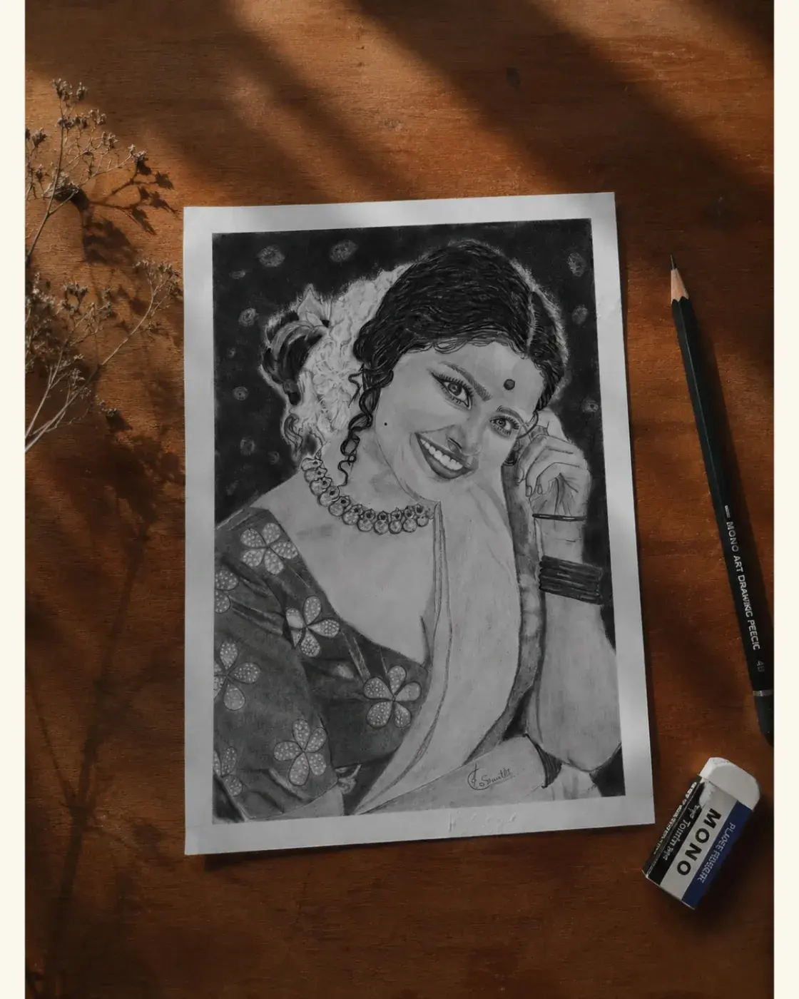 Handmade Graphite Sketch On Paper, photo 1 of 2