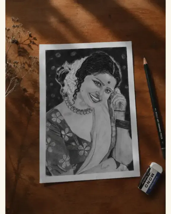 Handmade Graphite Sketch On Paper
