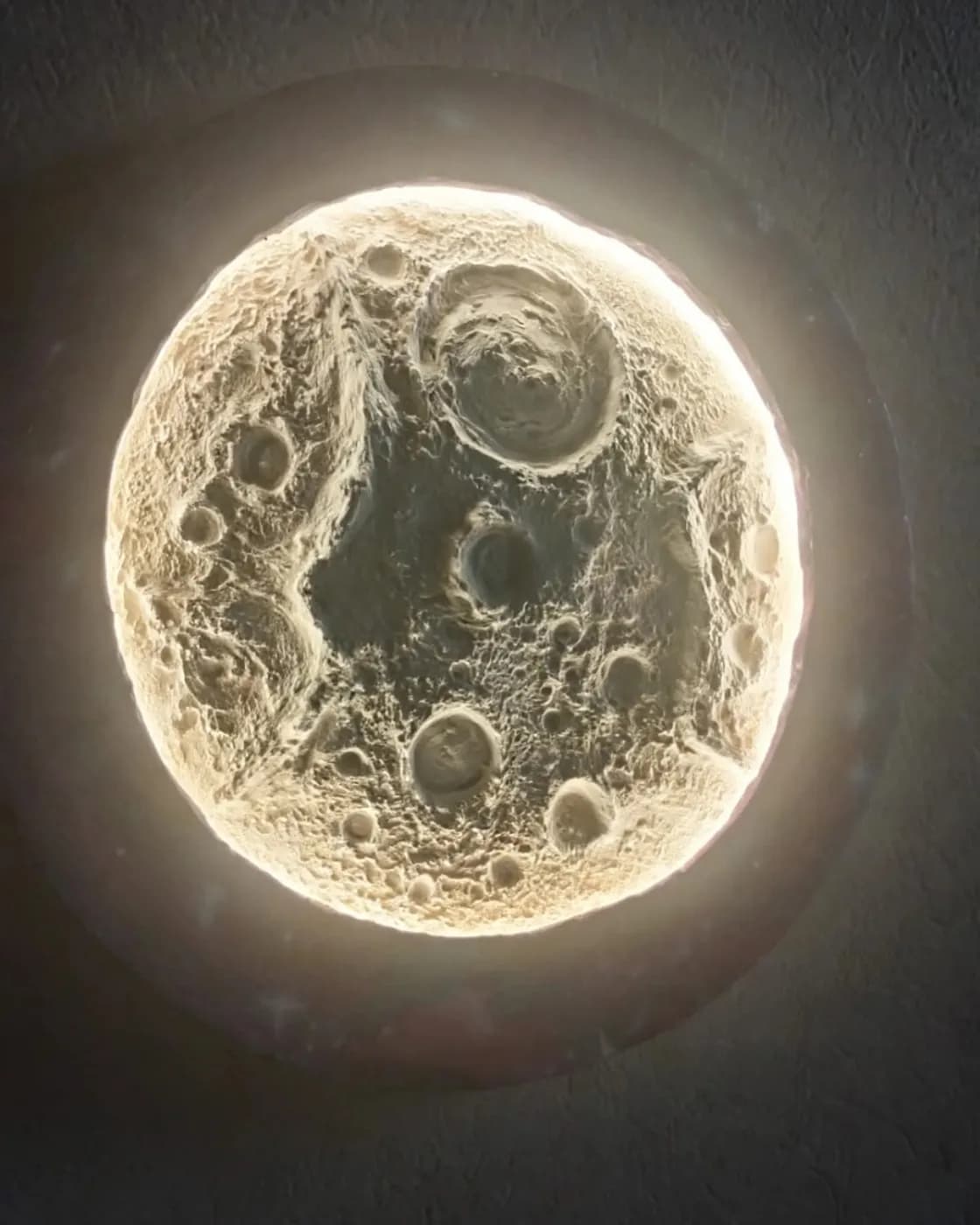 3D Moon LAMP WITH LED Night Light - Direct Plug Type - No Charging Needed, photo 2 of 3