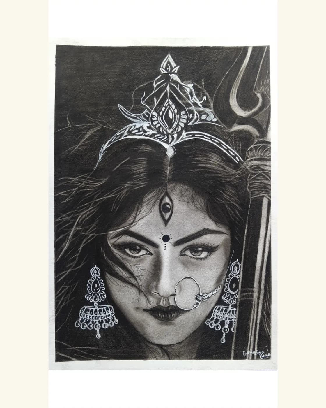 Maa durga portrait, photo 1 of 1