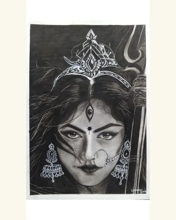 Maa durga portrait