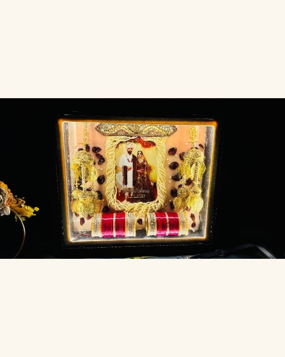 Preserved Wedding Chooda Kaleere Sehra Frame