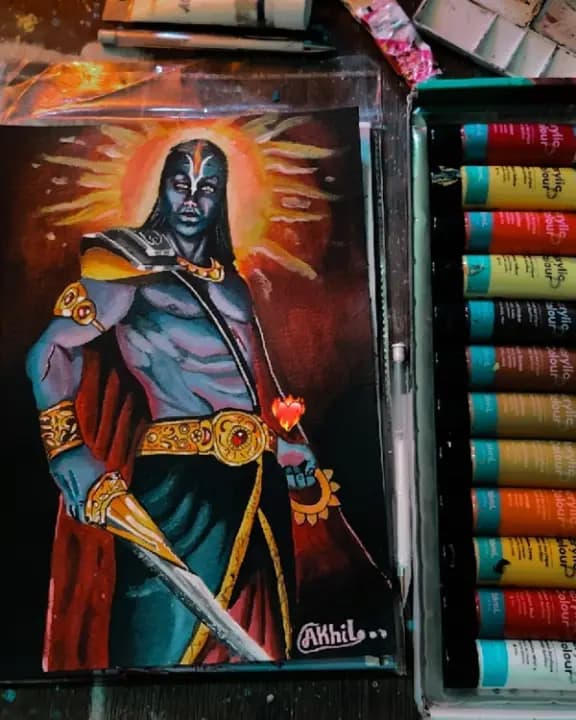 Acrylic paintings
