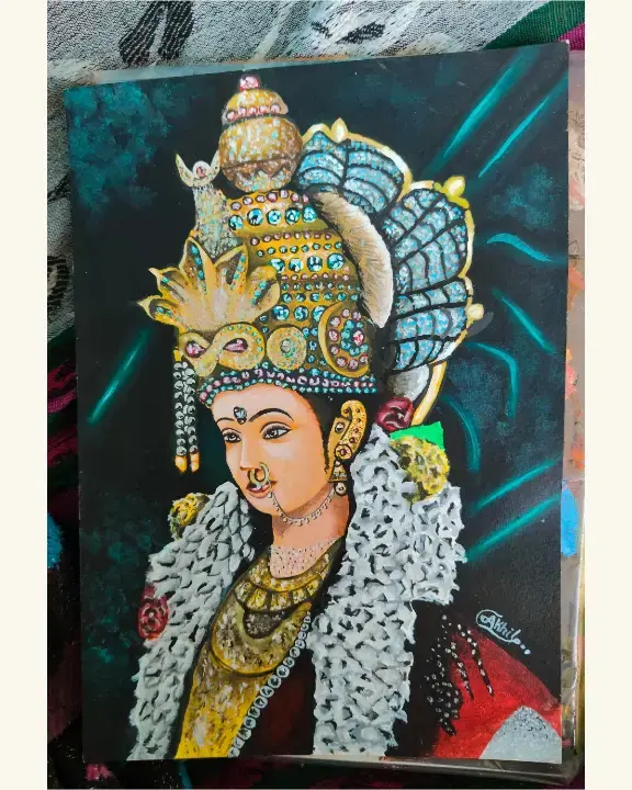 Mata acrylic painting