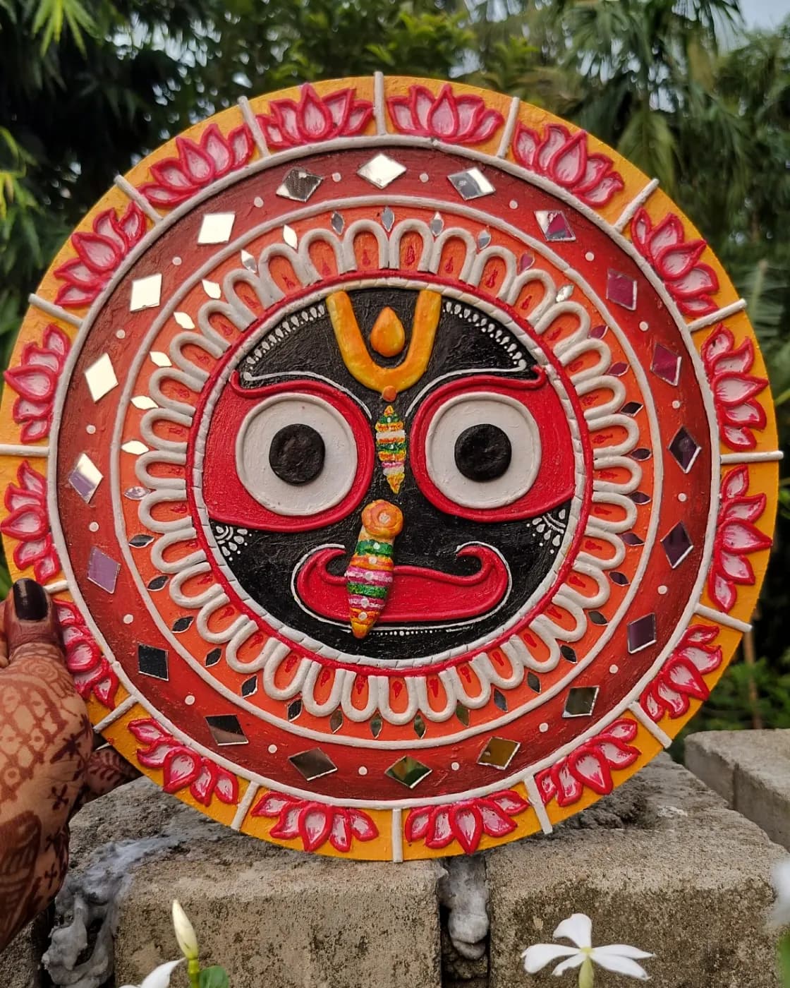 Lippan art of jagannath, photo 1 of 1