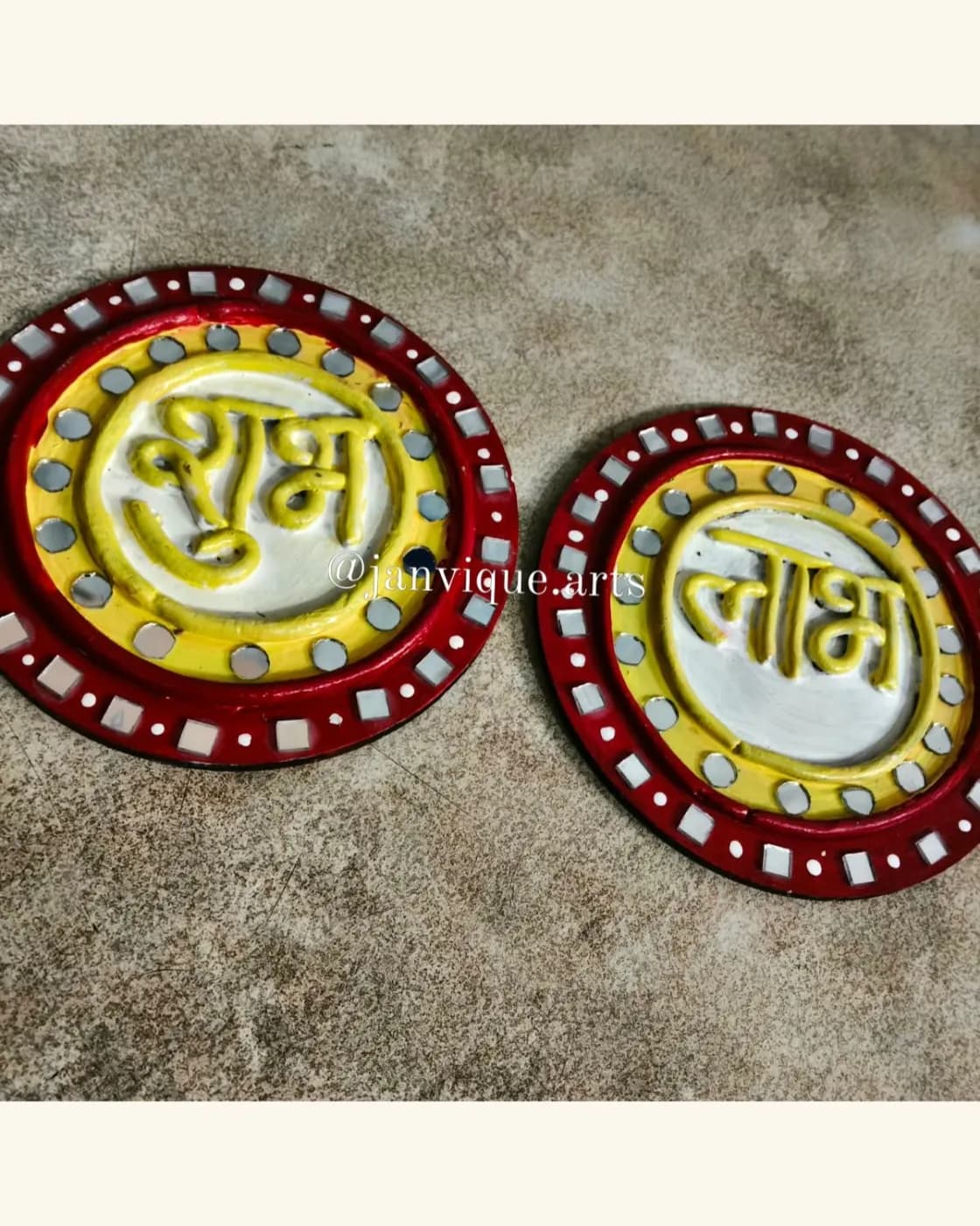 Handmade Shubh Labh festival decor, photo 1 of 1