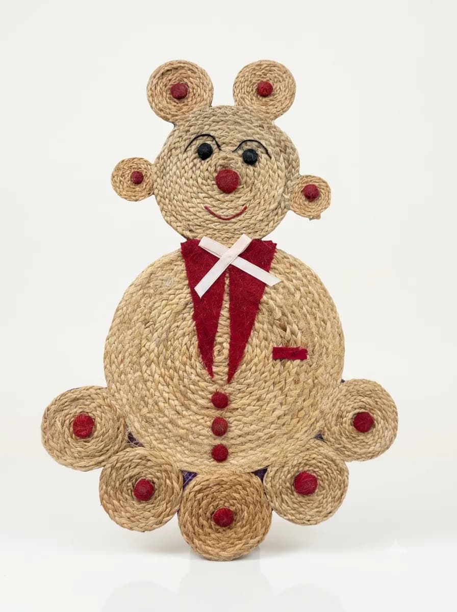 Premium Patsan (Jute) Teddy Bear For Wall Decor and Gifting, photo 4 of 6
