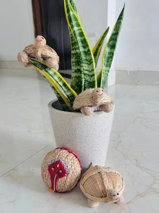 Handcrafted Patsan (Jute) Paperweights