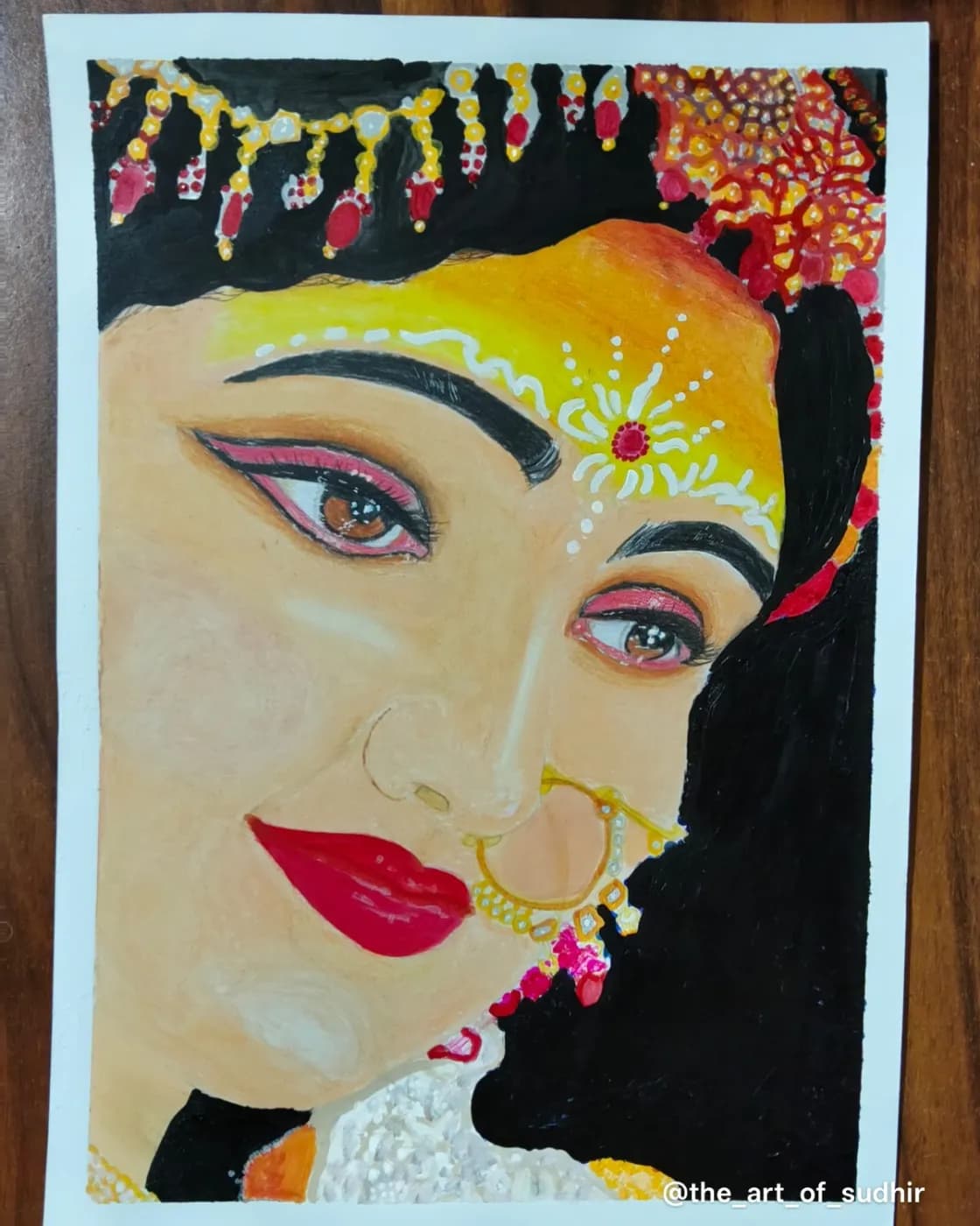 Maa Durga Painting, photo 2 of 2