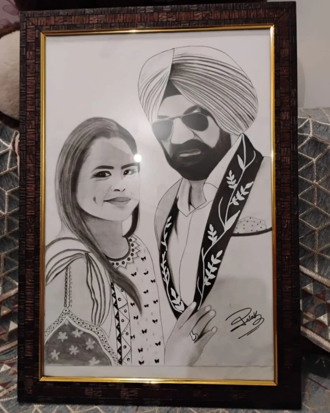 Charcoal portrait, photo 1 of 1