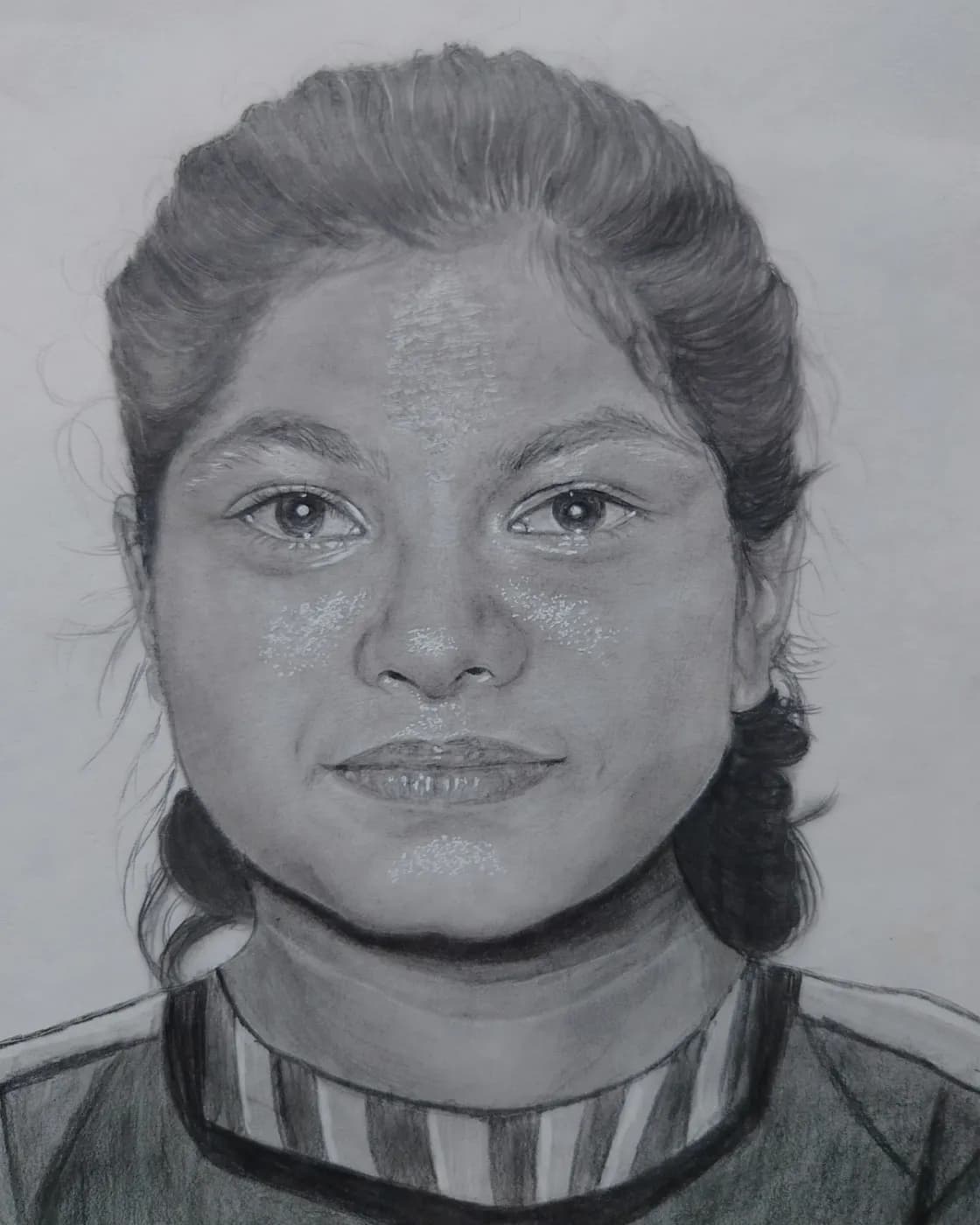 Handmade Charcoal Portrait Sketch, photo 3 of 8