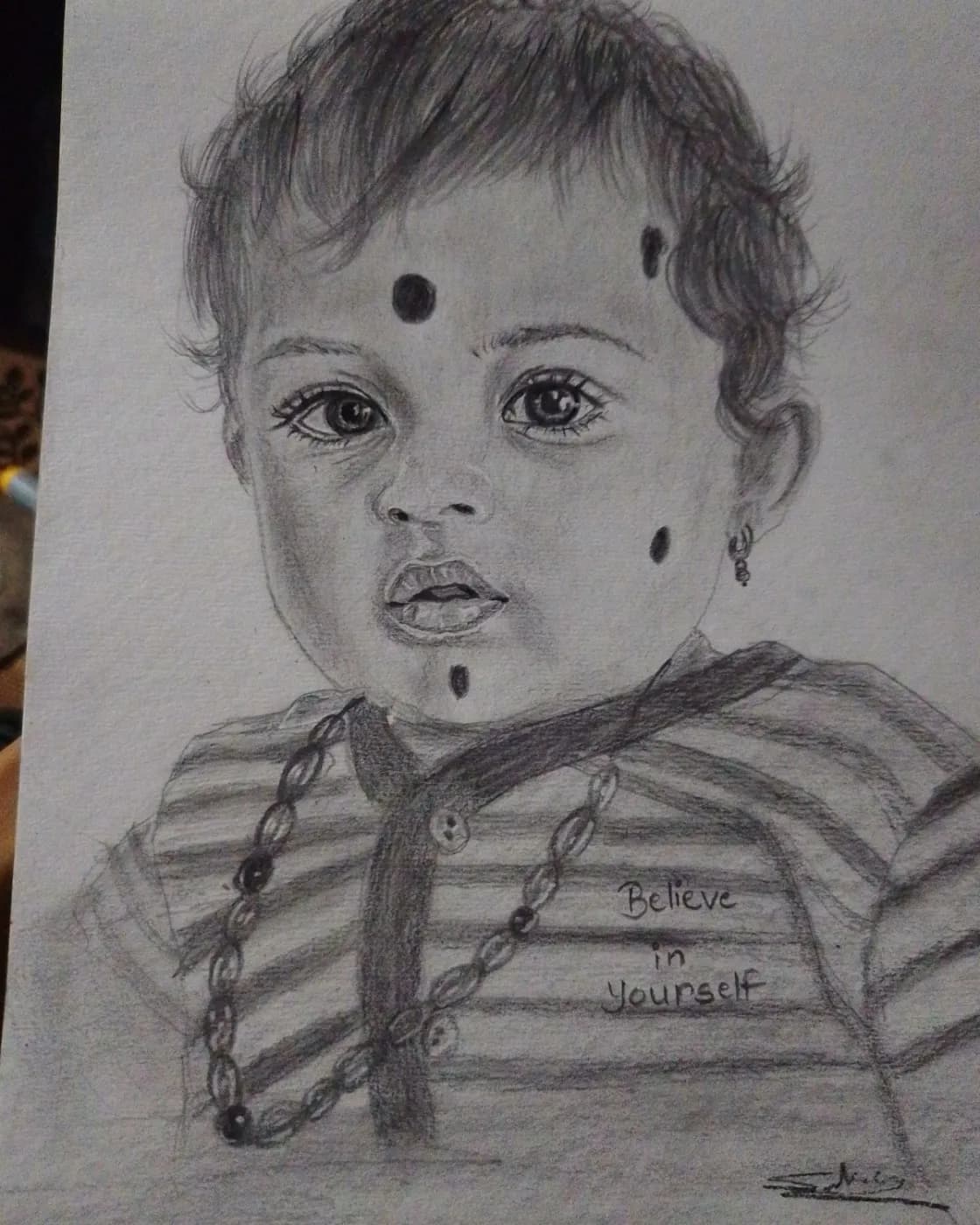Handmade Charcoal Portrait Sketch, photo 4 of 8