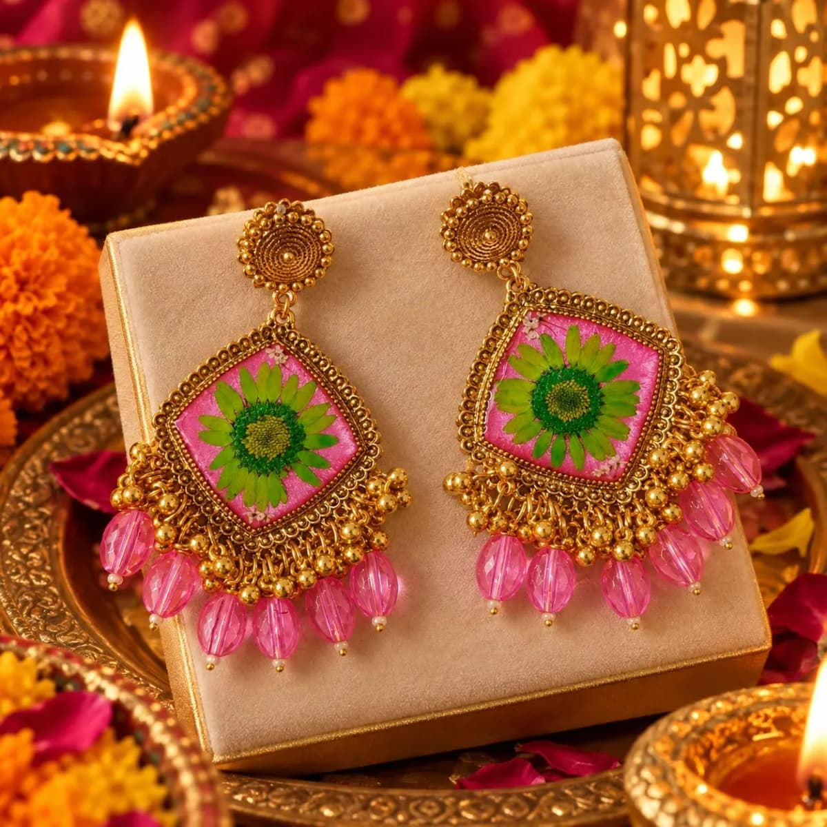 resin jhumka, photo 1 of 1