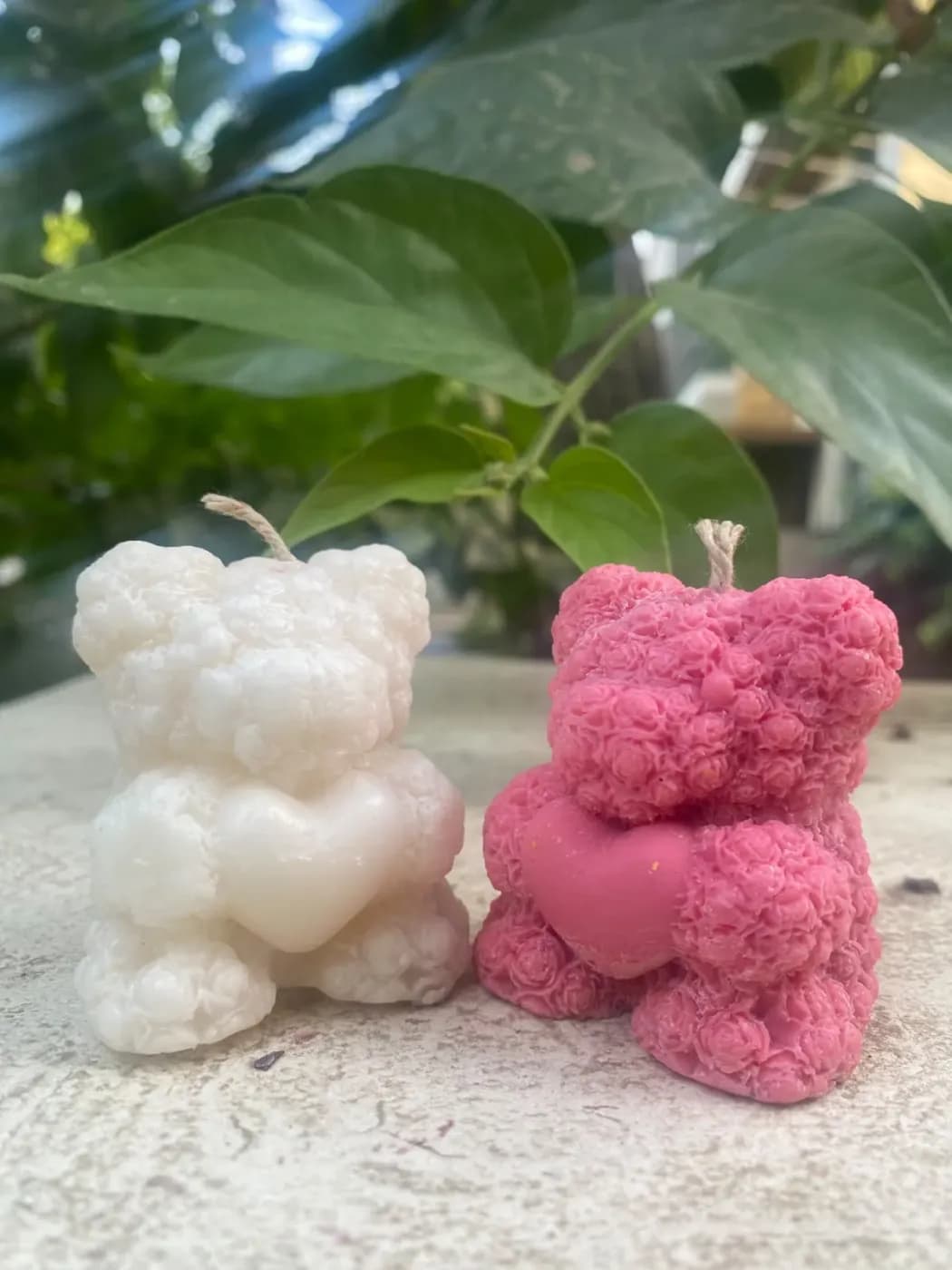 teddy bear sented candles set of 4, photo 3 of 3
