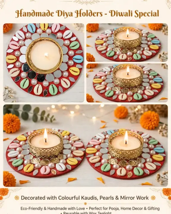 Tea light candle holder