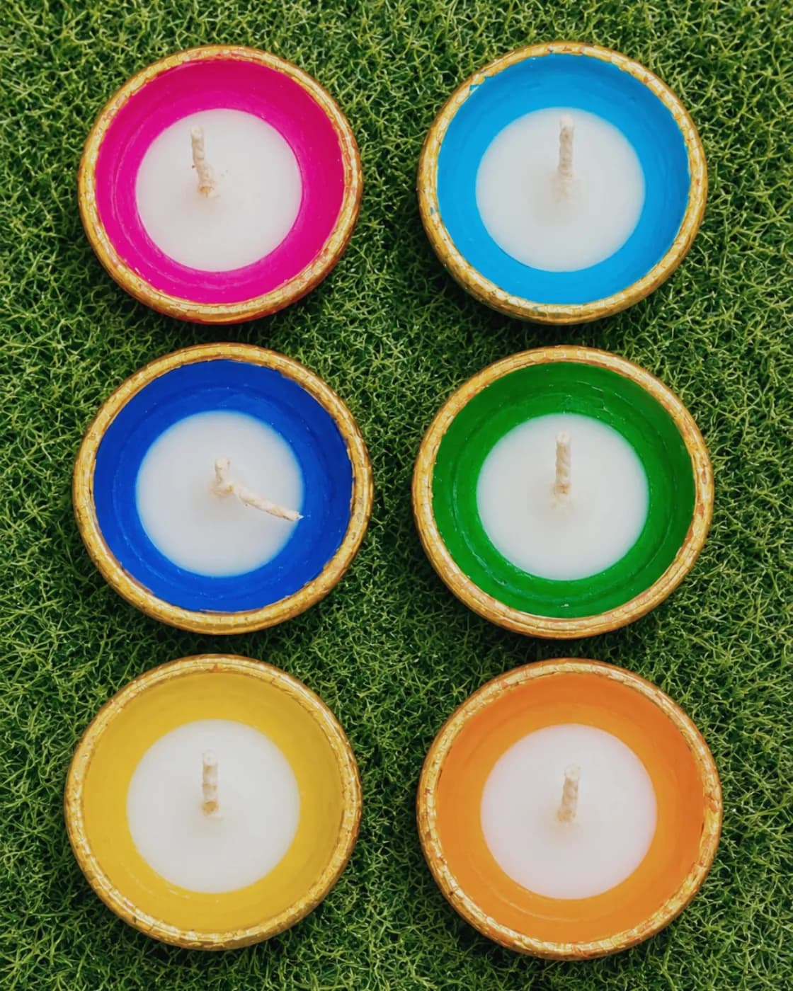 Hand-painted Diya, photo 2 of 5
