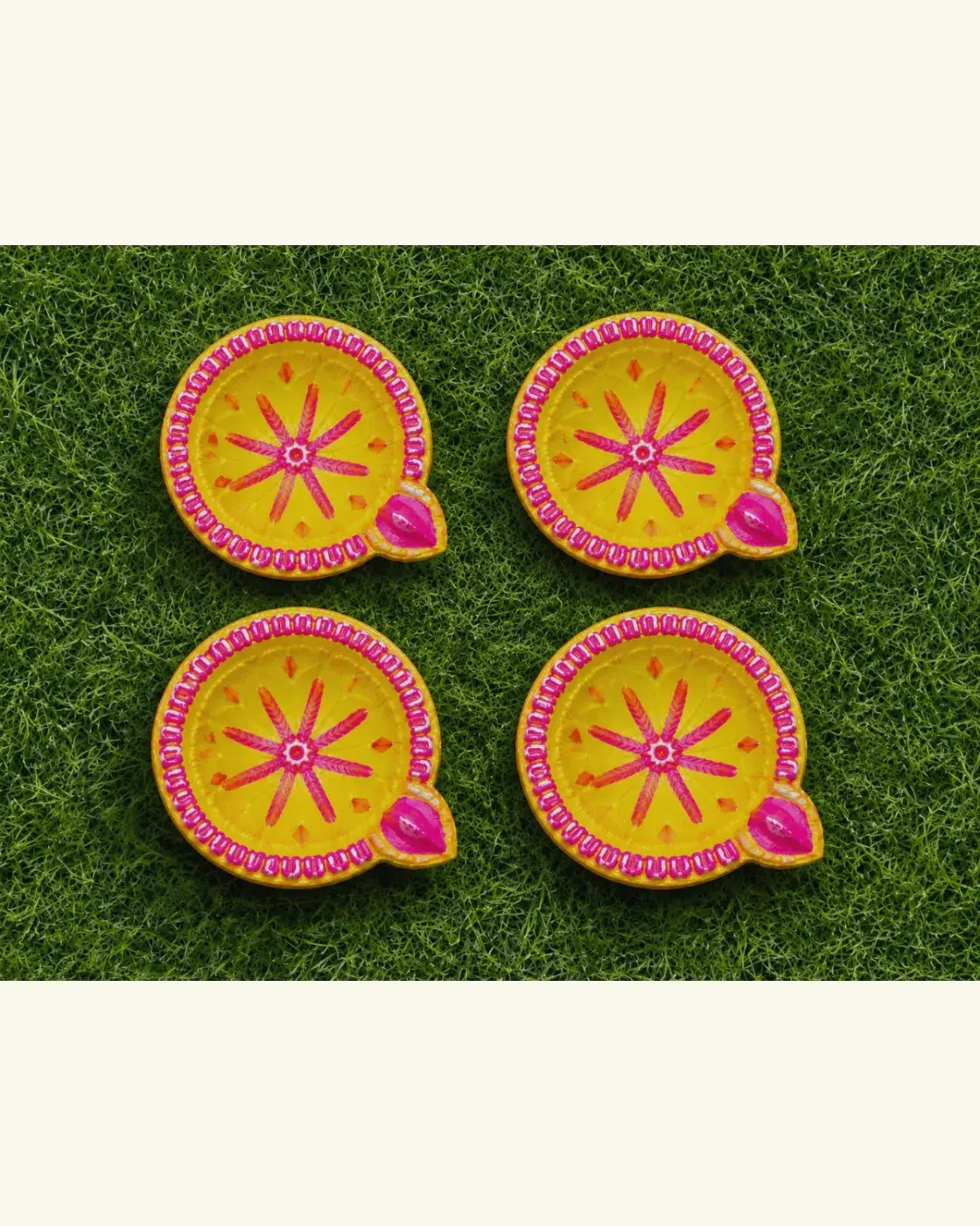 Hand-painted Diya, photo 4 of 5