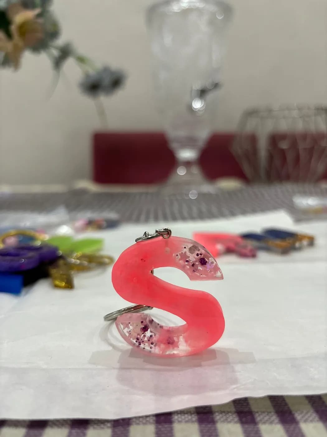 Resin name keychains, photo 6 of 6