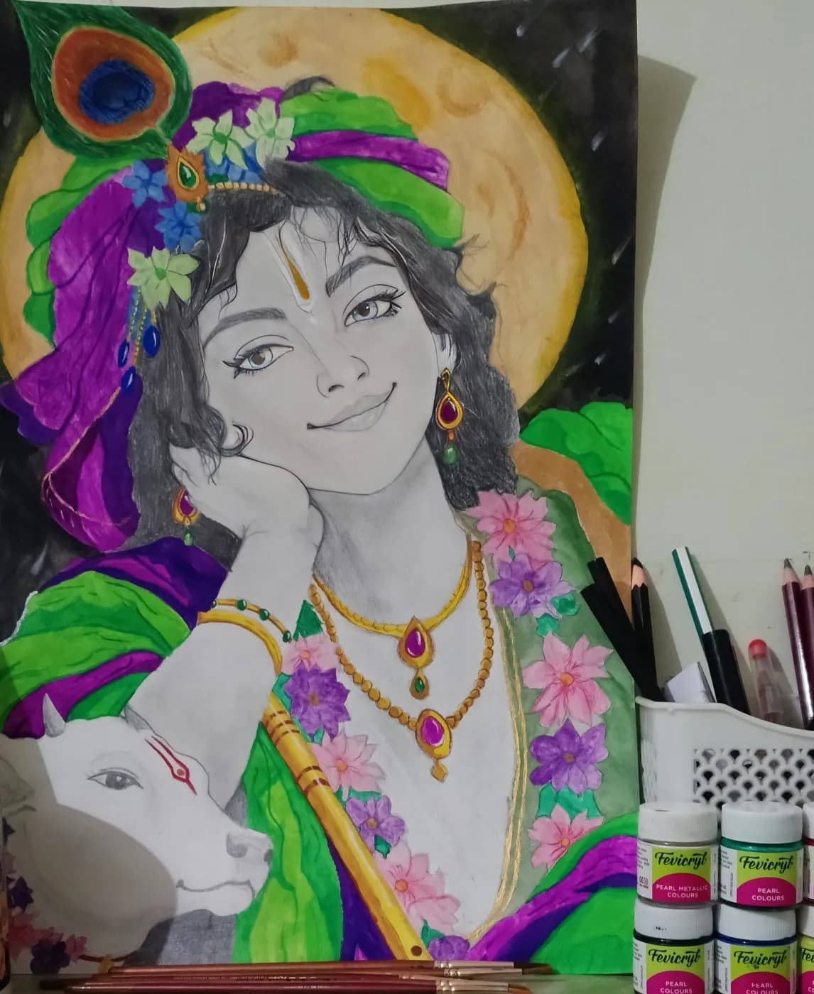 Lord krishna artwork, photo 1 of 1