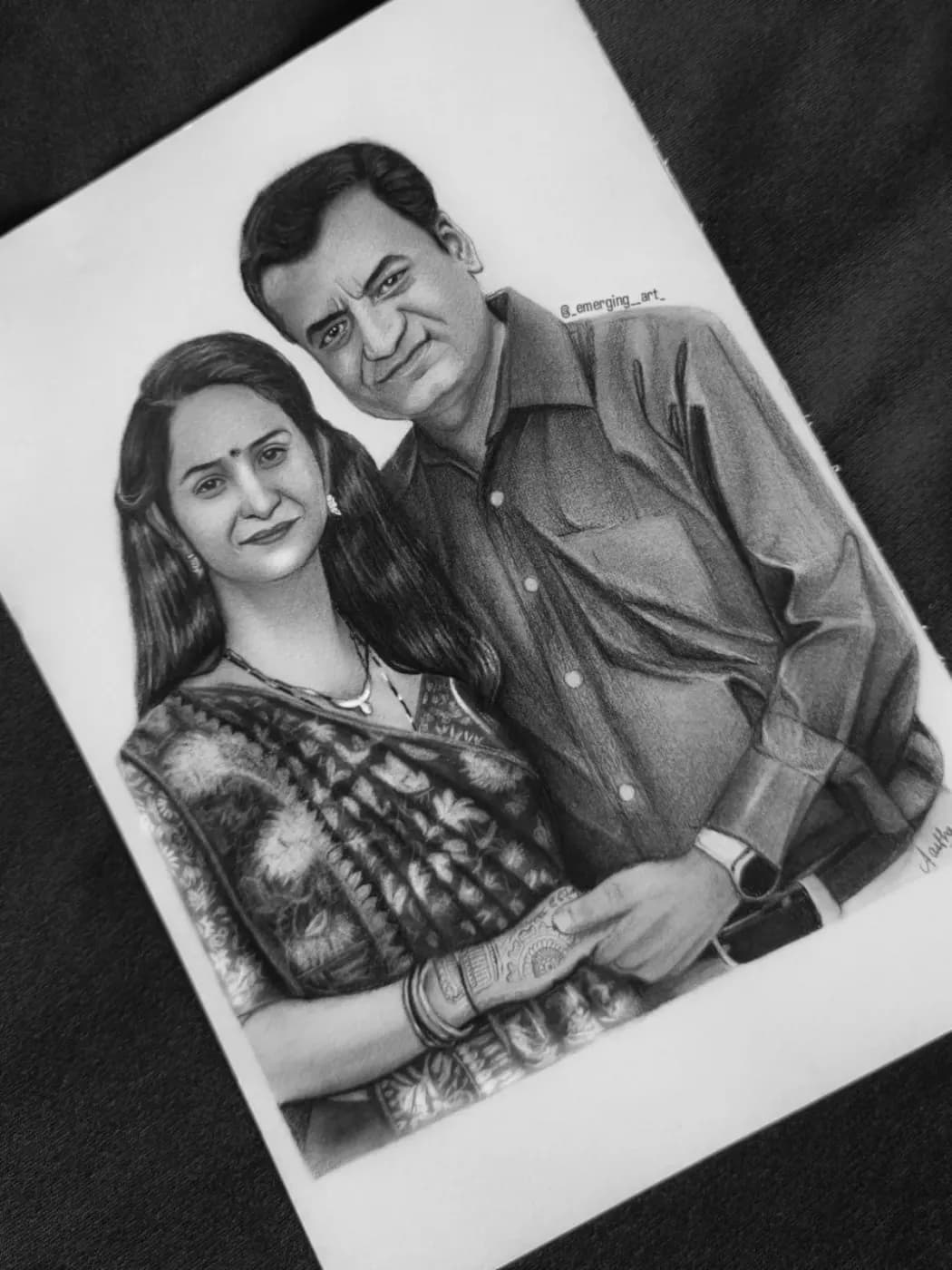 Customized Pencil Sketch, photo 4 of 6
