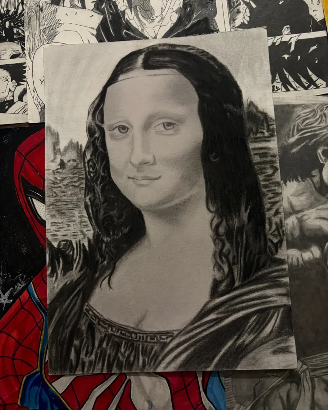 MONALISA SKETCH FOR WALL HANGING..., photo 1 of 1