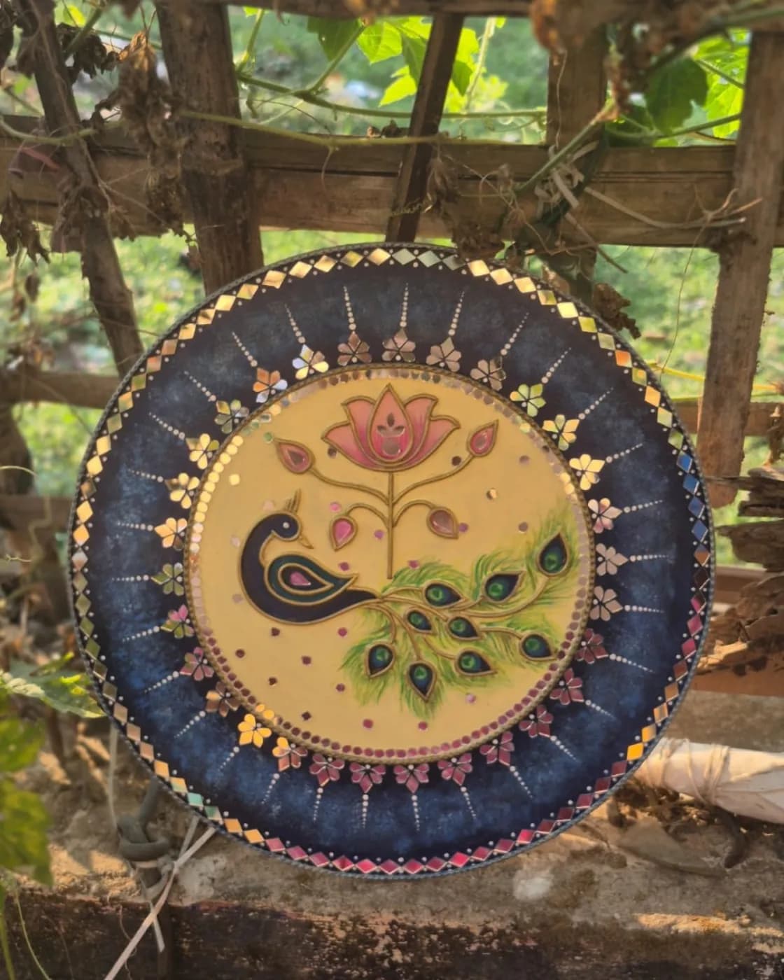 Handcrafted Lippan Wall Art, photo 1 of 4