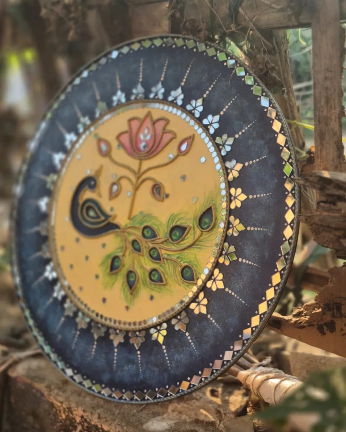 Handcrafted Lippan Wall Art, photo 2 of 4