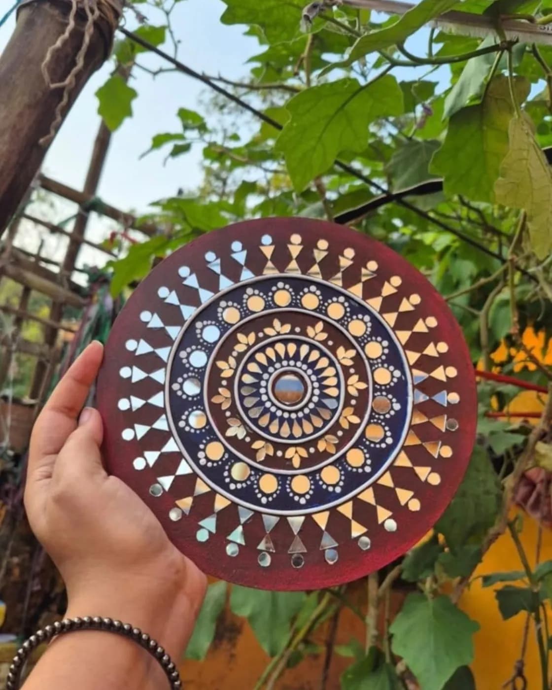 Handmade Mandala Wall Art, photo 1 of 3