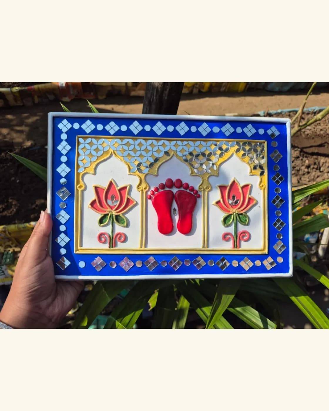 Lakshmi Ji Footprint Wall Art, photo 1 of 3