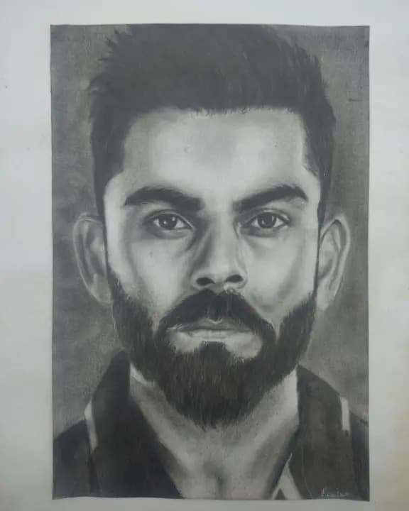 Custom graphite portrait drawing
