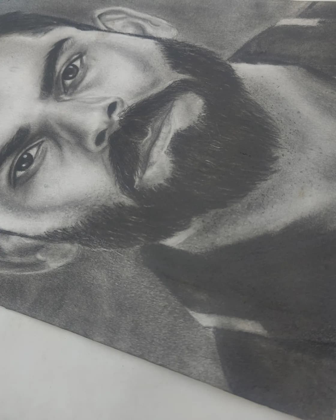 Custom graphite portrait drawing, photo 3 of 3
