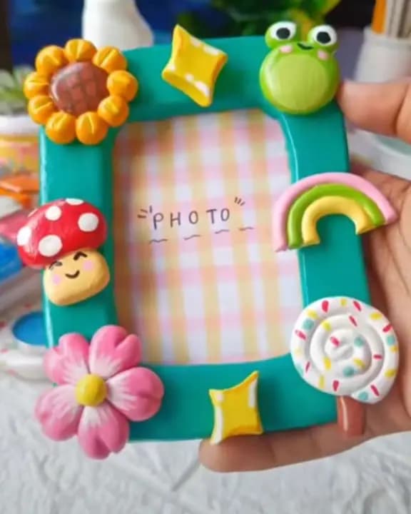 Handmade Clay Photo Frame