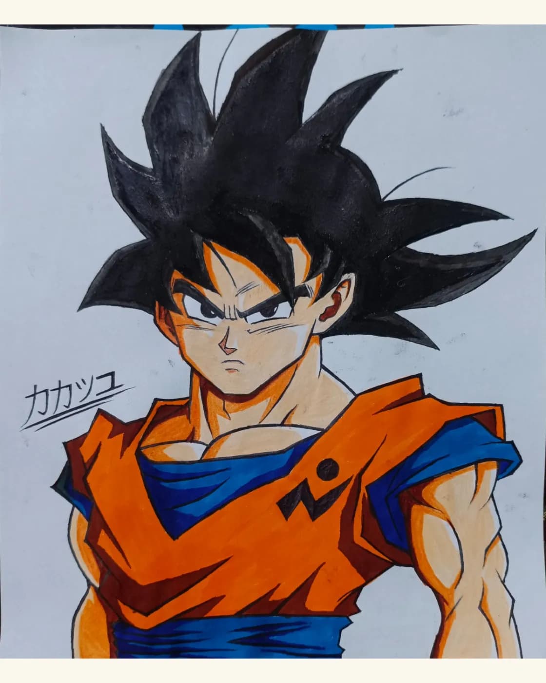 Goku anime character paper artwork, photo 1 of 1