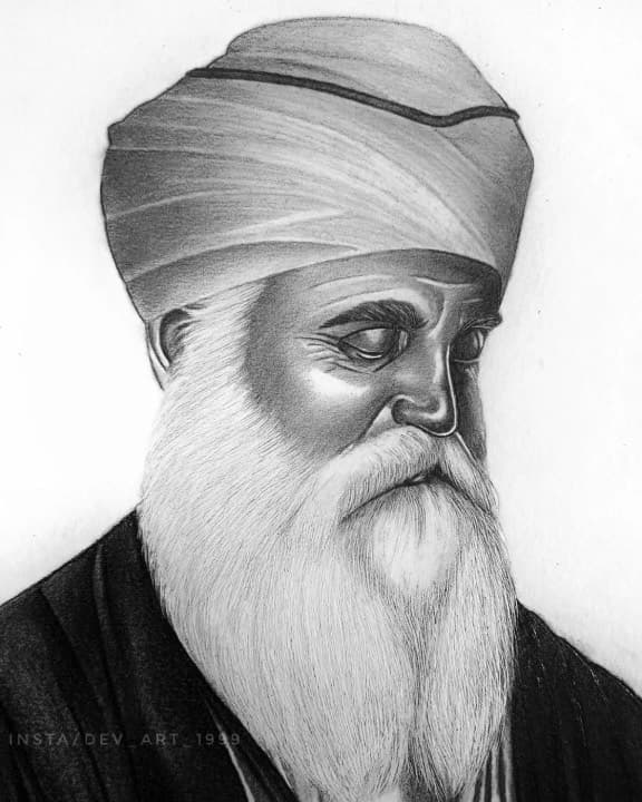 Guru Nanak Dev Ji Portrait