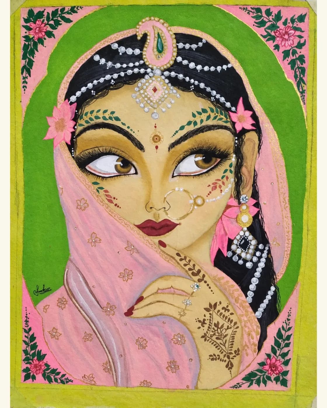 Pink elegant lady traditional, photo 1 of 3