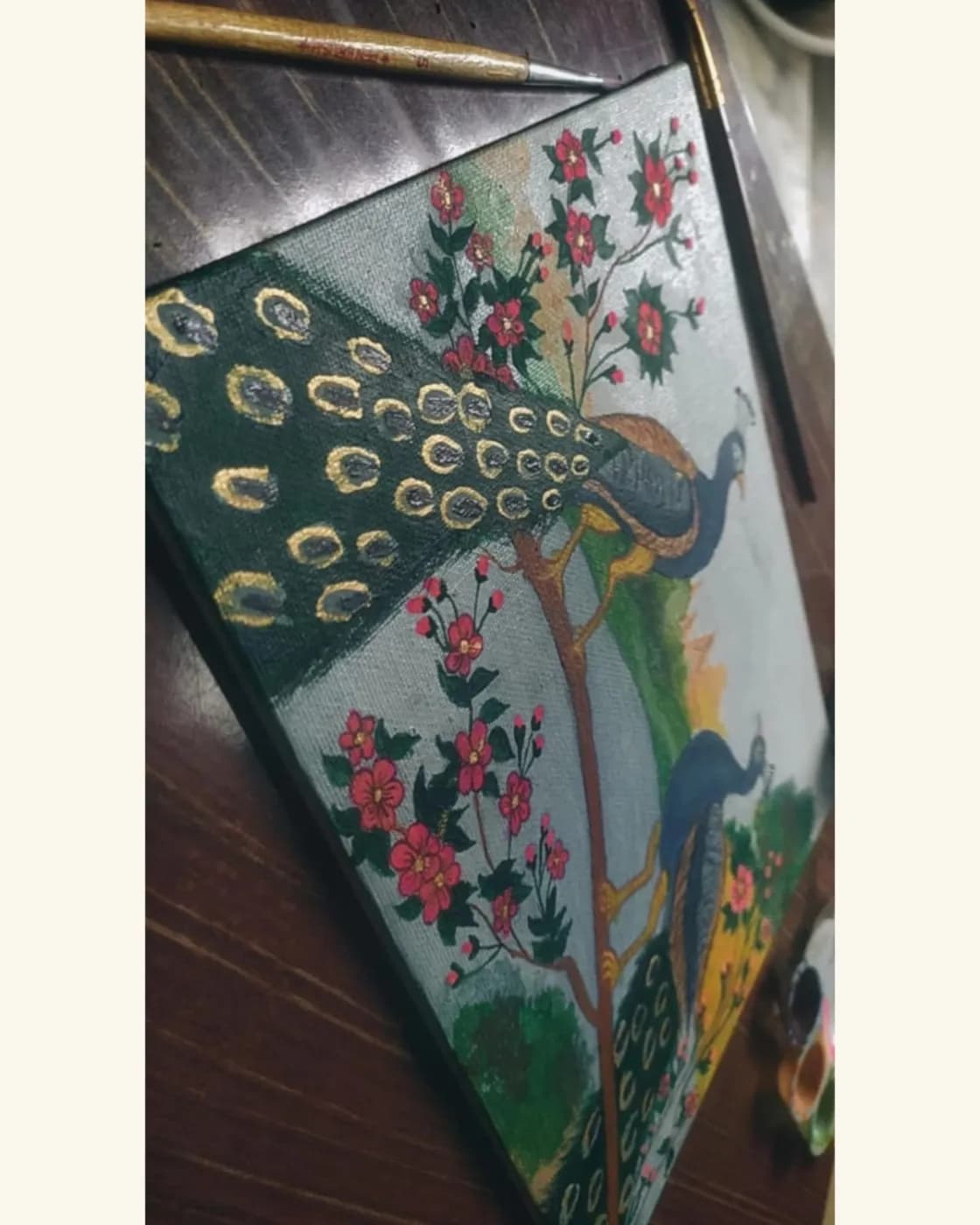 Royal peacock painting ЁЯОиЁЯЦМя╕П (scenery), photo 3 of 3