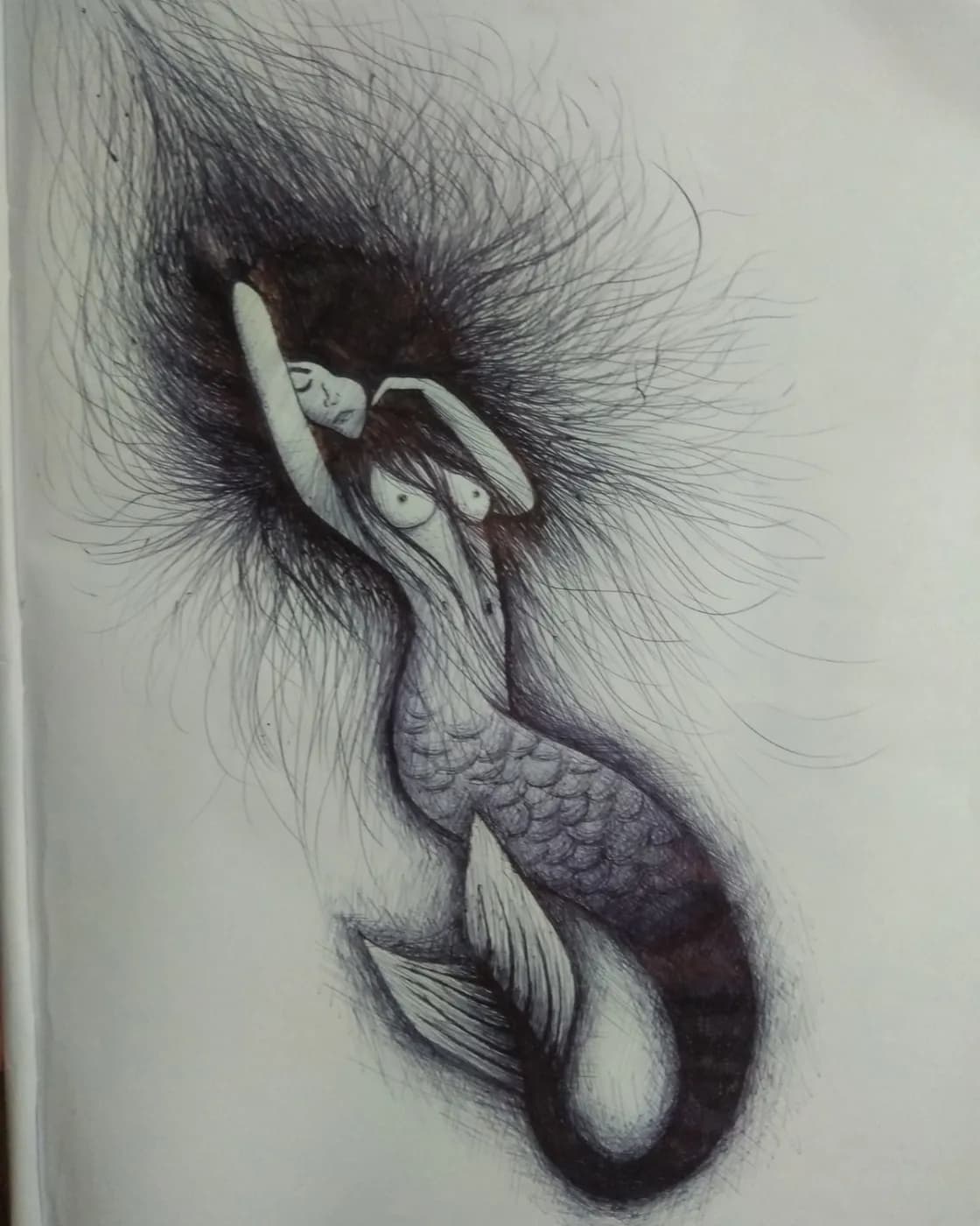 Water fairy pen drawing, photo 1 of 1