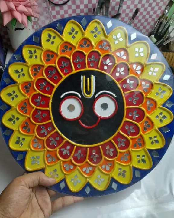 Lord Jagannath Lippan Art