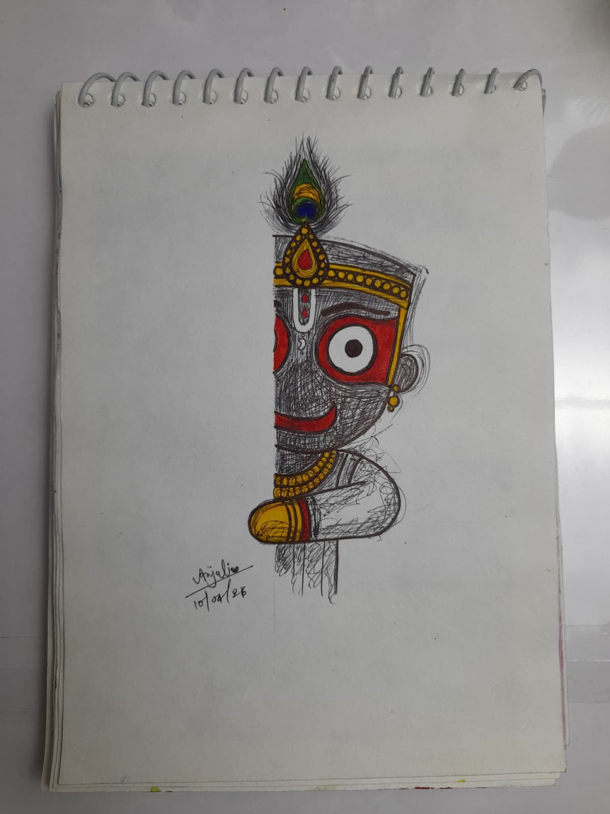 Lord Jagannath Pen Art, photo 1 of 1