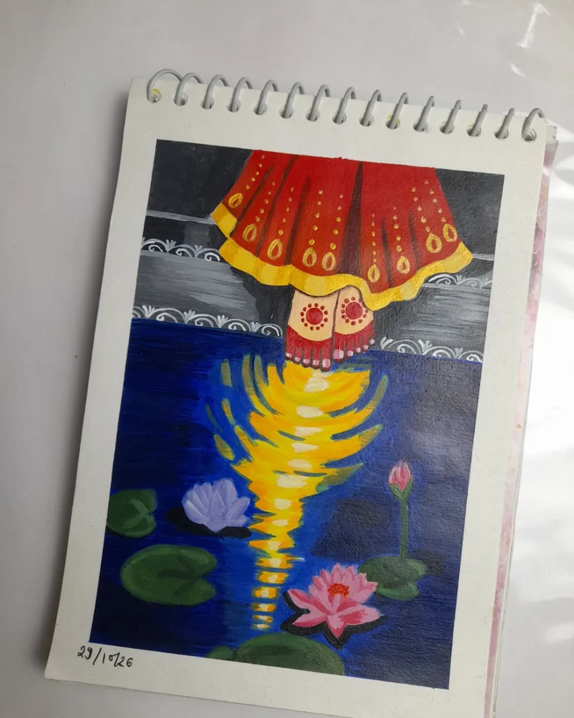 Mata Laxmi feet Painting, photo 2 of 4