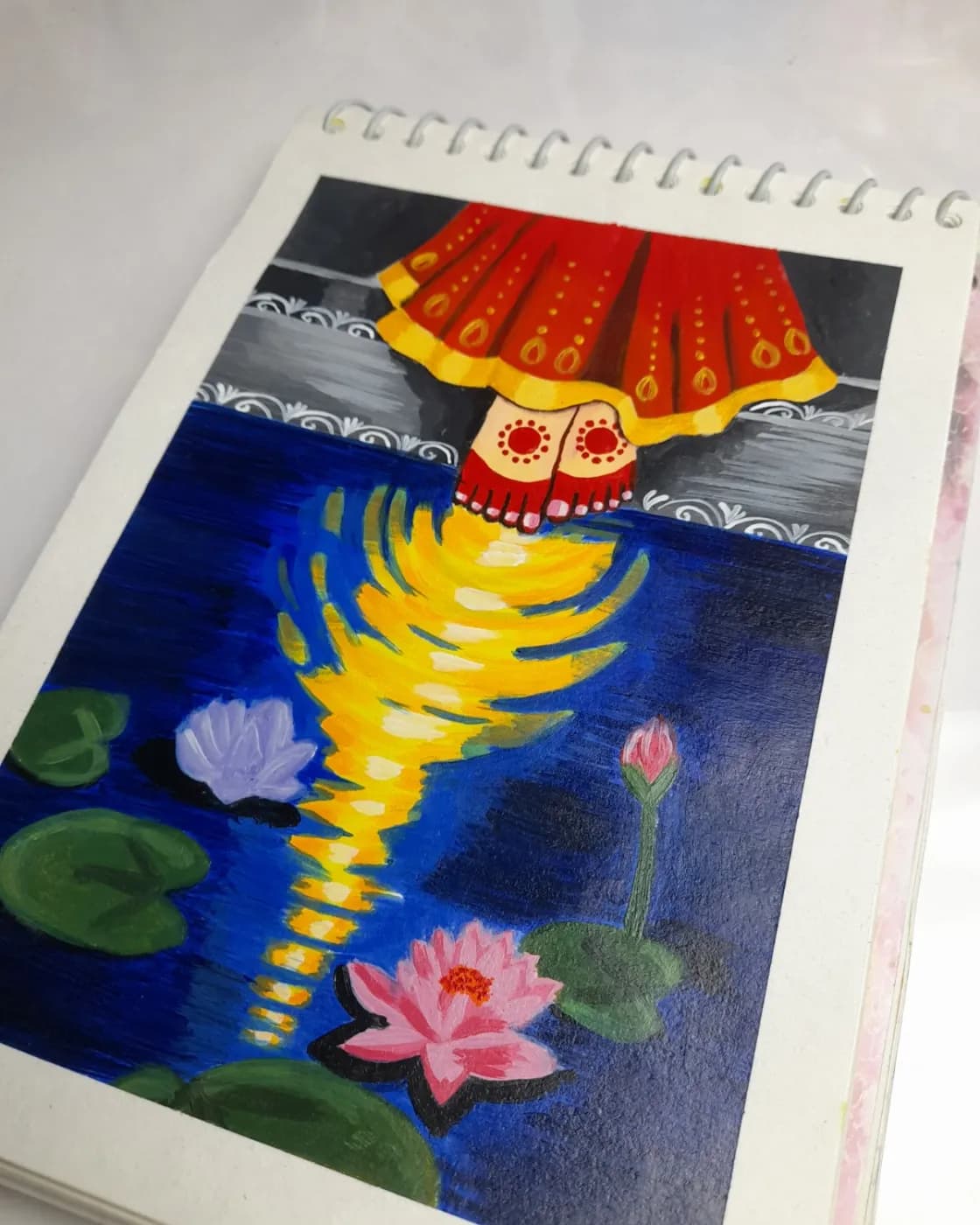 Mata Laxmi feet Painting, photo 4 of 4