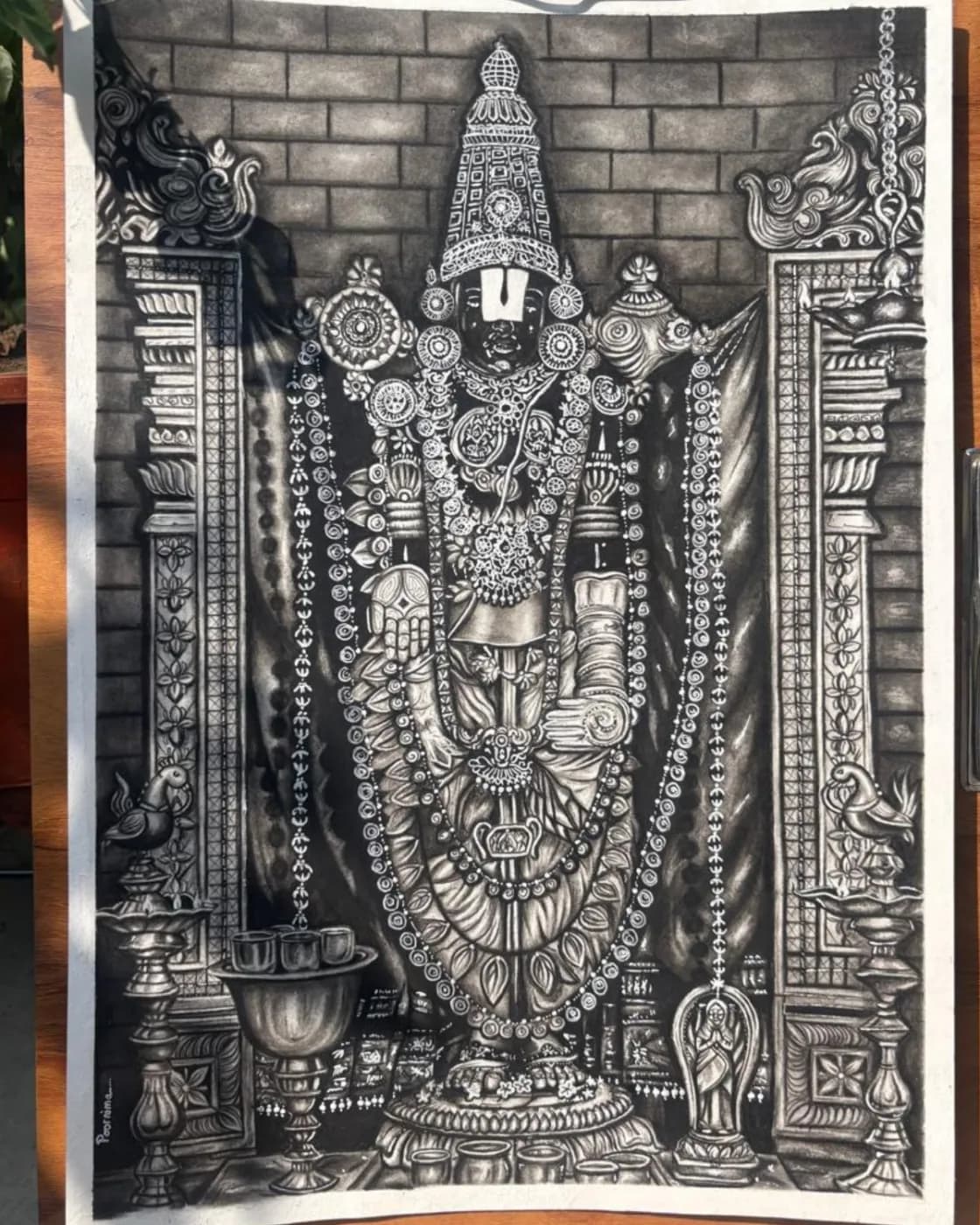 Lord Balaji – A Devotional Art Creation, photo 1 of 1