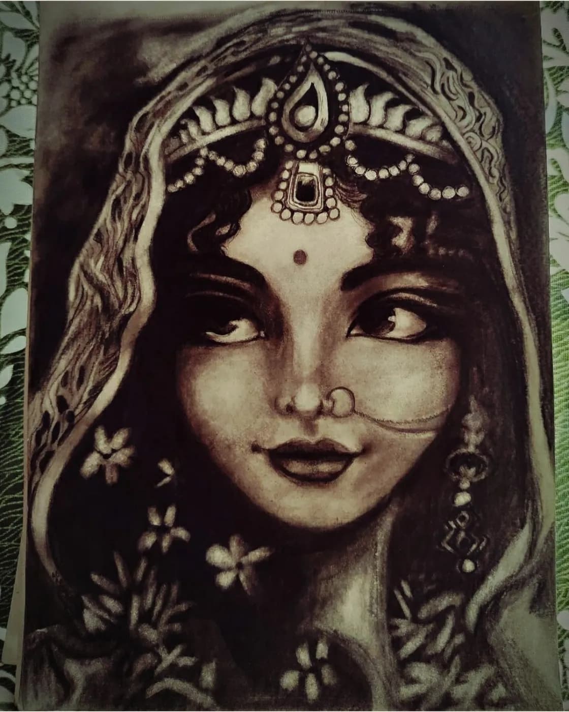 Charcoal handmade potraits framed A4 size, photo 1 of 2